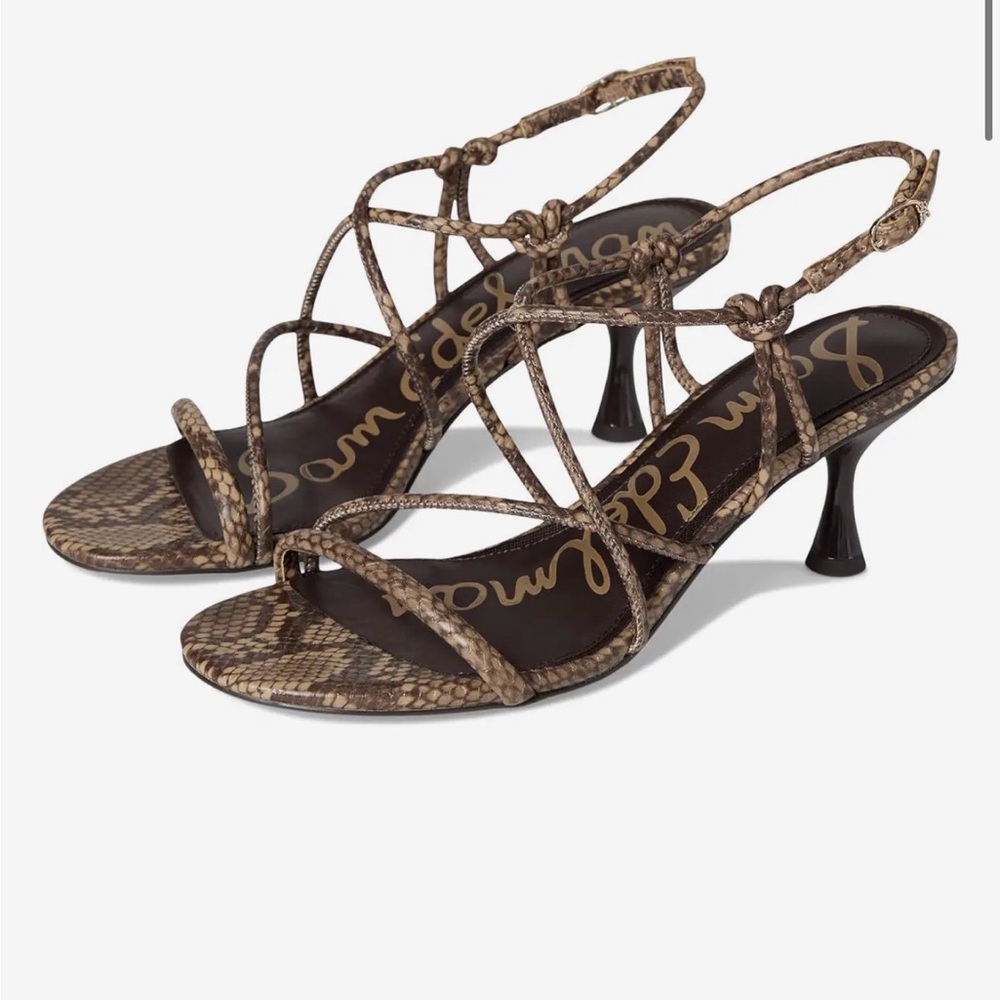 BRAND NEW never worn! Sam Edelman Riana Snake-Print Strappy Sandal
